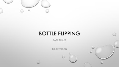 Probability + Bottle Flipping = Fun Learning! – i ❤ edu